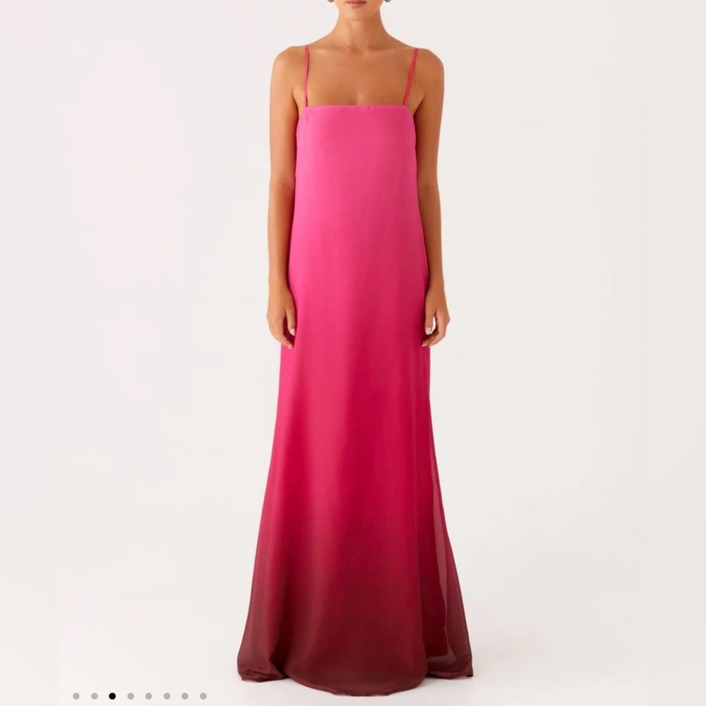 Peppermayo Exclusive - Marianne Maxi Dress - Fuchsia Gradient - NEVER WORN